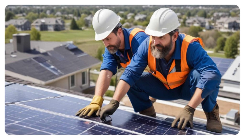 Solar panel installation in Southend